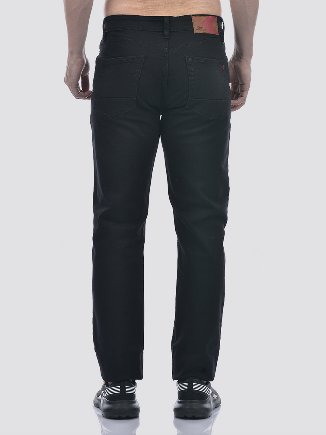 Numero Uno Men Solid Black Jeans